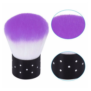 Pinceau à fard à joues portable en poils synthétiques Mushroom Brush 6,5 cm pour l'application du maquillage - Product Image 2