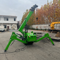 Mini grue araignée mobile personnalisable de 3 à 12 tonnes, hydraulique, sur chenilles, télescopique, avec stabilisateurs, moteur diesel Guan Yu Yanmar, 15 m