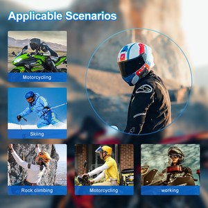 Headset Helm Y10 Grosir Pabrik Dengan Baterai 1000ma Waktu Siaga 270 jam Waktu Pengisian 2.5 jam Interkom Nirkabel <span class=keywords><strong>Blue</strong></span> Tooth - Product Image 6