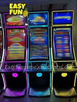 Vente flash : borne d'arcade incurvée multi-jeux de 43 pouces, nouvelle machine de jeu de compétences, jeux Fusi*n, métal, 220V, arcades VGA