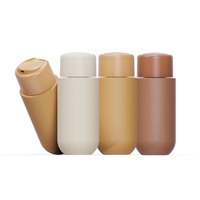 OEM ODM 100ml 200ml 300ml Bouteille en plastique HDPE mate souple à presser pour shampooing et revitalisant, contenant pour soins de la peau et crème capillaire