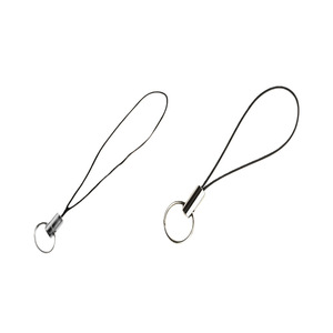 Mobile Phone Straps Black <b>Polyester</b> Single Loop Double Loop <b>Lanyards</b> For Phone Accessories Fall 2025 - Product Image 1