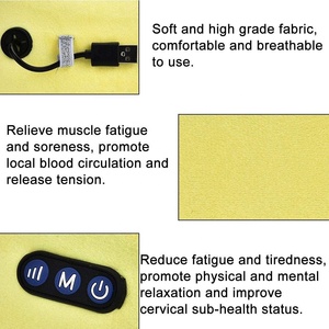 Oreiller de voyage électrique portable, bonne qualité, <span class=keywords><strong>tissu</strong></span> à pétrir, <span class=keywords><strong>Massage</strong></span> des vertèbres du cou, en forme de U - Product Image 6