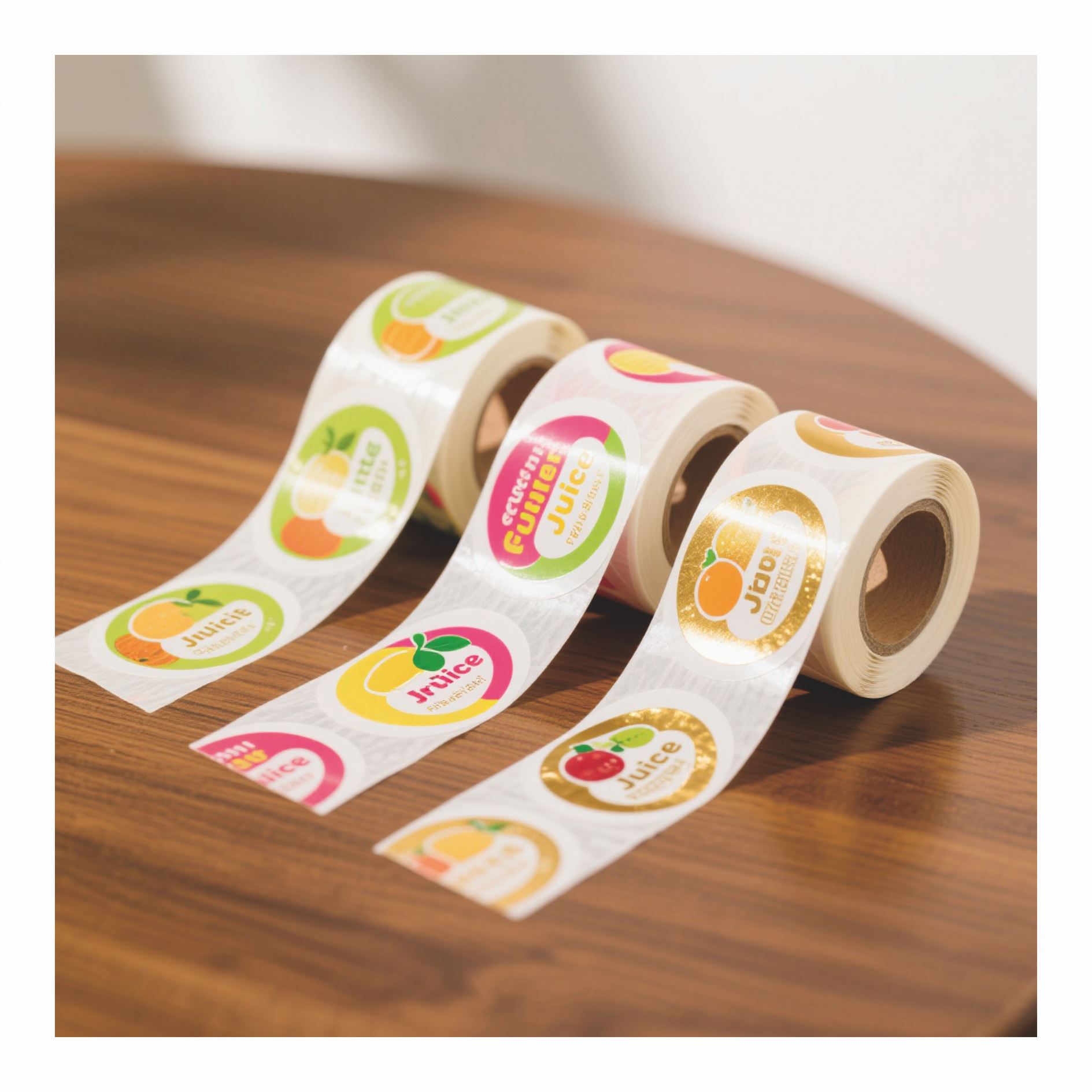 Wholesale Packaging Custom Vinyl Printing Waterproof Food Paper Label