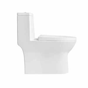 Contemporary căn hộ sứ trắng nhà vệ sinh commode phòng tắ<span class=keywords><strong>m</strong></span> gố<span class=keywords><strong>m</strong></span> S-trap <span class=keywords><strong>m</strong></span>ột <span class=keywords><strong>m</strong></span>ảnh nhà vệ sinh cho phòng tắ<span class=keywords><strong>m</strong></span> - Product Image 5