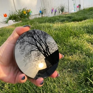 Rodajas <span class=keywords><strong>de</strong></span> Cristal <span class=keywords><strong>de</strong></span> Obsidiana Negra Pulida al por Mayor, <span class=keywords><strong>Piedra</strong></span> Curativa Natural para Decoración del Hogar - Product Image 4
