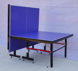 Mesa <span class=keywords><strong>de</strong></span> <span class=keywords><strong>Ping</strong></span> <span class=keywords><strong>Pong</strong></span> Profesional para Exteriores, Resistente al Agua, Superficie SMC <span class=keywords><strong>de</strong></span> 15 mm, Marco Metálico con Ruedas, Plegable y Duradera - Product Image 1