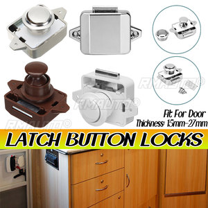 10pcs Camper Car <b>Push</b> <b>Lock</b> RV Caravan Boat Motor Home Cabinet Drawer Latch <b>Button</b> <b>Locks</b> Furniture <b>Door</b> <b>Lock</b> Hardware - Product Image 2