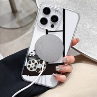Funda para Teléfono Móvil con Diseño de Proyector de Películas Retro para iPhone 16 Plus 15 17 Pro Max 14 13, Carcasa Magnética Inalámbrica