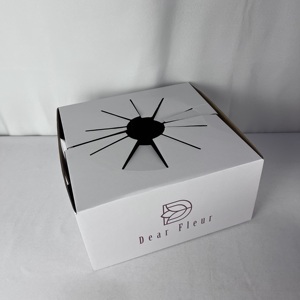 <strong>Custom</strong> Foldable Packaging Box <strong>Wholesale</strong> <strong>Flowers</strong> Cardboard Delivery <strong>Boxes</strong> Florist Box for Delivery Florist - Product Image 6