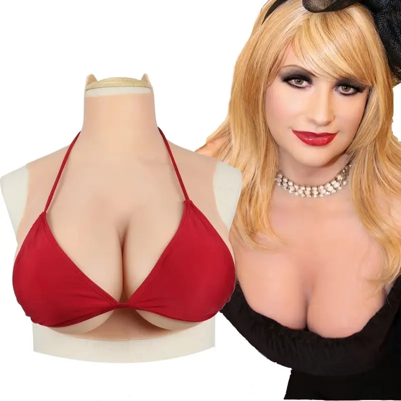 4. Cross dresser Artifical Tits Brust platte Drag Queen Shemale Transgender Cosplay Gefälschte Brüste Silikon flocken Brüste Brust