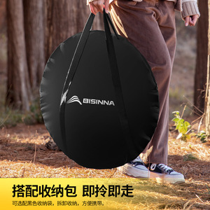 Portable Charcoal <b>Stove</b> With Windproof Design For Outdoor Camping And Barbecue Use Black 3 Minute Boiling Time - Product Image 2