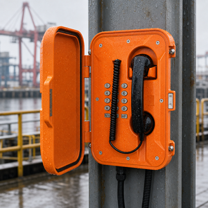 <span class=keywords><strong>Téléphone</strong></span> de communication robuste pour extérieur, résistant aux intempéries IP67, pour environnements difficiles et zones dangereuses - Product Image 5