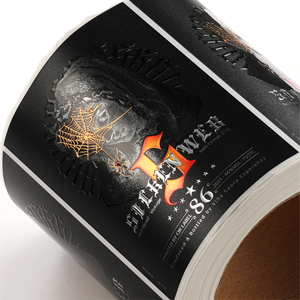 Etiquetas 3D con Lámina Fría UV, Papel Texturizado, Impresión Adhesiva Refractiva, Pegatinas Metálicas con Logotipo para Alimentos y Bebidas - Product Image 1