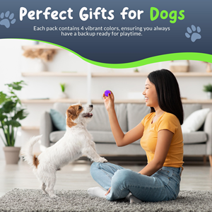 Jouets à mâcher pour chiens personnalisés avec logo, écologiques, en gros, balles de tennis en caoutchouc pour animaux de compagnie, jouets interactifs pour chiens - Product Image 6