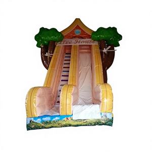 Toboggan gonflable en PVC sur le thème de la forêt pour enfants, amusement de glisse dans les parcs de trampoline et les centres commerciaux - Product Image 1