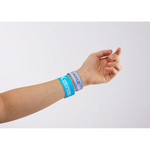 Pulseras para eventos [AnyWristband] de TYVEK a todo color, tipo conectado de 19 mm (3/4 pulgadas) para control de multitudes - Product Image 5