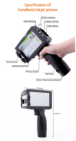 DOCOD-impresora de inyección de tinta OEM/ODM G300 de 25,4mm, la mejor impresora de inyección de tinta a color, portátil, tij, para fecha de caducidad