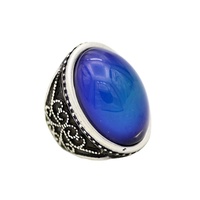 Bagues changeantes de couleur pour couples, bijoux de mode personnalisés, bagues magiques changeantes de couleur