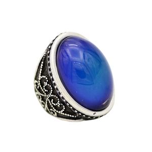 Anelli che cambiano colore dell'anello dell'umore per coppie gioielli di moda personalizzati che cambiano colore anelli magici - Product Image 4