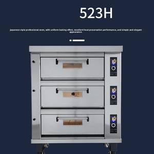 فرن كهربائي جديد متخصص للخبز والبيتزا بالجملة، نظام خبز بـ 3/6/9 صواني، 380 فولت، إنتاجية عالية، ضمان لمدة سنة واحدة - Product Image 4