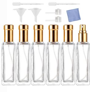 Custom Mini 3ml Pocket Travel Small Square Perfume Glass Spray <b>Bottle</b> Portable 0.1oz Clear Mini Perfume Sample Spray <b>Bottle</b> - Product Image 1