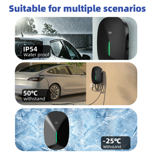 Estación de Carga Inteligente para Vehículos Eléctricos Accio, 7kW 11kW 22kW, <span class=keywords><strong>Wallbox</strong></span> Tipo 1 Tipo 2 GBT, Control por Aplicación RFID, <span class=keywords><strong>Precio</strong></span> al por Mayor para Hogar y Garaje - Product Image 3