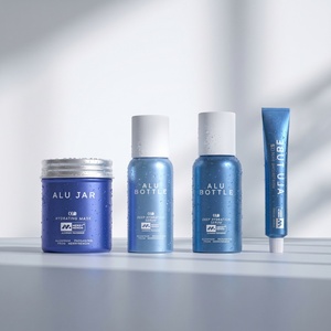 Eco-friendly Aluminum Cosmetic Packaging Set Recyclable Facial Care Bottle and Jar for Luxury Beauty Brand - Product Image 4