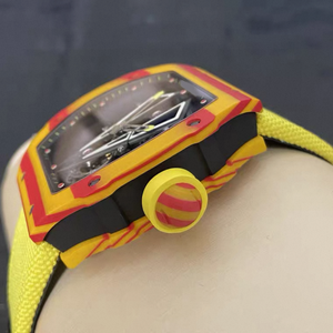 RM Style 2703 Limited Edition Diver Alarm Bull Tourbillon Sports <b>Watch</b> Ultra-Light Design Pointer Titanium Screws <b>Rubber</b> - Product Image 3
