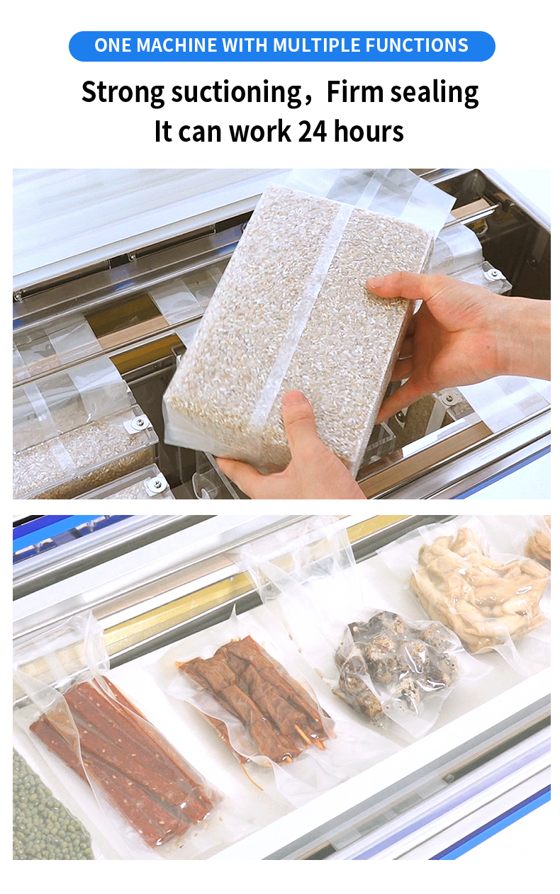 DZ-880/PD semi auto desktop vacuum sealer mini vacuum packaging machine for food rice meat fish