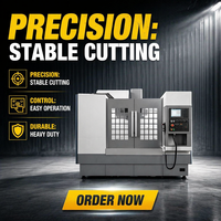 Fresadora CNC VMC 855 con Certificación CE - Equipo Personalizable de Alta Precisión, Fácil de Operar y Rentable para Piezas Automotrices