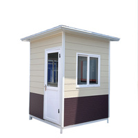 Cabine de Garde Préfabriquée Moderne de Haute Qualité pour Jardin, Conception de Sécurité, Vente Chaude