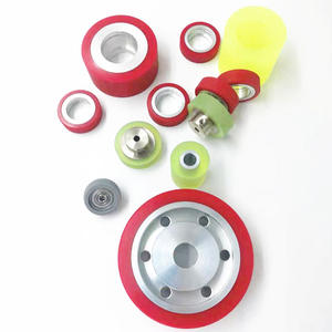 Nhà sản xuất tùy chỉnh thực hiện bền nhôm lõi con lăn bánh xe <span class=keywords><strong>Polyurethane</strong></span> ổ đĩa Con lăn polyurethan-antriebs rollen - Product Image 6