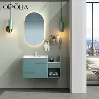 Set di luci per montaggio a parete per specchio e lavandino in legno massello armadio da 60 pollici per mobile da bagno impermeabile