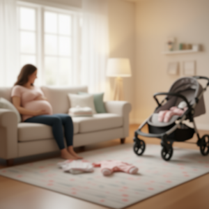 Camiseta para Futura Mamá, Promocionada a Mamá, Establecida en 2025 - Product Image 3