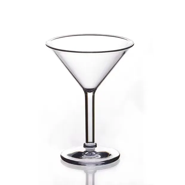 Custom acrylic plastic martini wine glass