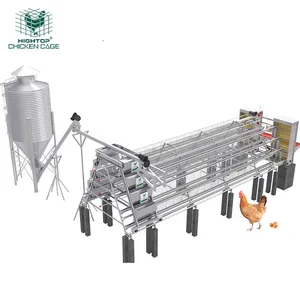 A Type 4 Tiers Egg Laying Poultry Farm Battery Layer Automatic Chicken Cage For Sale In Israel