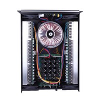 Amplificateur professionnel CA68 2000W actif 2 canaux avec boîtier en métal aluminium durable, impédance 8 ohms et 4 ohms pour utilisation sur scène