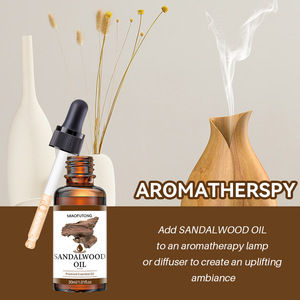 Huile de massage à l'eau de santal transfrontalière entièrement en anglais, sérum de <span class=keywords><strong>soin</strong></span> corporel <span class=keywords><strong>Tuina</strong></span> pour la peau en flacon compte-gouttes - Product Image 3