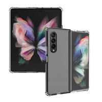 Étui transparent souple en TPU ultra-fin pour Samsung Galaxy Z Fold 3 4 5 6 5G, protection antichoc pour la coque arrière pliable