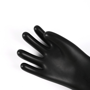 Guantes de protección de voltaje Clase 1 Goma dieléctrica impermeable 10KV HV Guantes para proteger contra la electricidad - Product Image 4