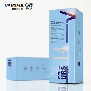 شرائط اختبار البول مع CE ISO الطبية تشخيص URS-14 Urinalysis كاشف شرائط