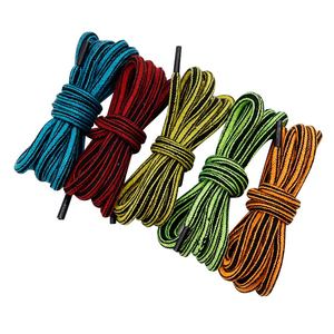 Lacets Coolstring 4,5 mm plus larges en polyester, section carrée, bicolores, lacets à profil plat unique pour un style moderne - Product Image 3