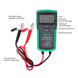Probador de Baterías Automotrices Dy2015a 12v/24v con Prueba Kelvin de 4 Cables, Rango de Corriente 100-1700cca, Pruebas de Carga y Descarga para Baterías de Plomo-Ácido - Product Image 5