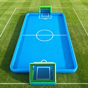 WINSUN Campo de Fútbol Inflable Comercial Portátil Azul con Porterías para Eventos al Aire Libre, Team Building y Alquiler - Product Image 4