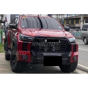 Parrilla Delantera LED para Coche, Parrilla de Carreras, Kit de Carrocería, Parrilla Delantera para Toyota Hilux Toyota REVO 2021+ - Product Image 3