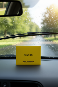 Pare-soleil et déflecteur de vent Sundro en fibre de carbone avec ruban adhésif 3M, style sportif - Product Image 2