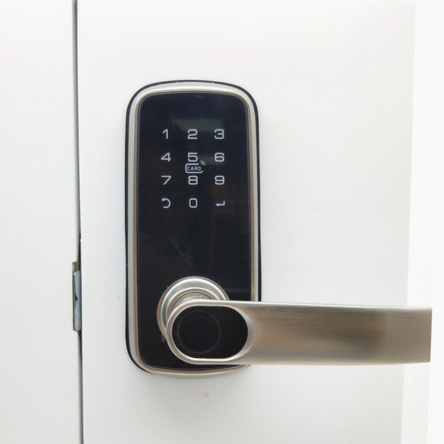 Electronic Keyless Digital Keypad Handle Korea Digital Locker Smart Door Lock Finger Print Door Lock