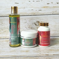 Marque privée Agrandir les fesses La maca noire améliore le jeu de courbes de butin dodu Lift Hip Crème à l'huile de maca Ingrédient naturel Ensemble de capsules
