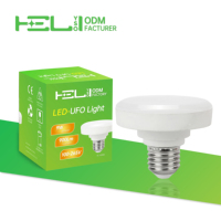 Lampe LED UFO E27 SMD 9W 900lm 3000K-10000K Angle de faisceau 100° 100-265V IC-DOB pour usage résidentiel et commercial